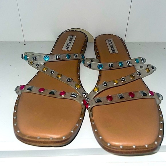Jewel Steve Madden Sandals crystal sandals embellished Steve Madden sandals - Picture 8 of 8